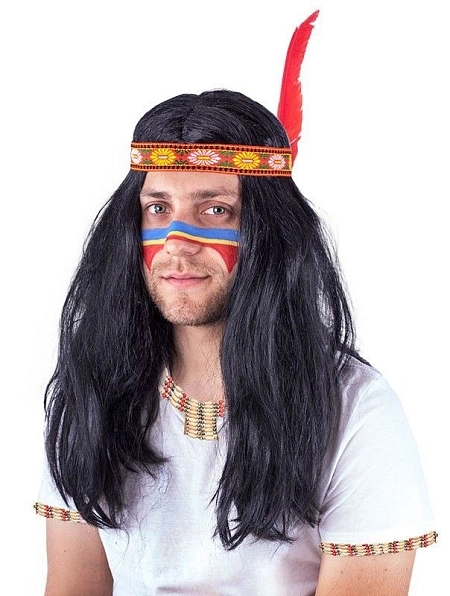Paruka Indián pánská dospělá