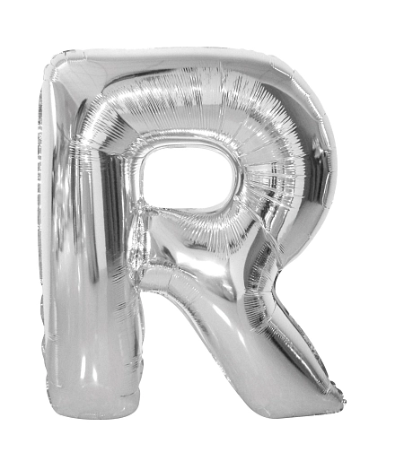 Balón foliový písmeno 'R'  102 cm