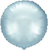 Balón foliový 45 cm Kulatý PASTELOVÝ MODRÝ