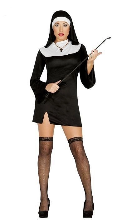 Kostým sexy sestra - jeptiška, vel. L (42-44)
