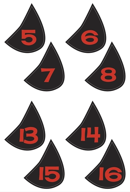 Balónky 30cm pastelové mix - PIRÁT - PIRATE - mix - 5 ks