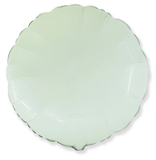 Balón foliový 45 cm Kulatý  bílý