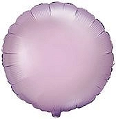 Balón foliový 45 cm Kulatý PASTELOVÝ FIALOVÝ - LILIE