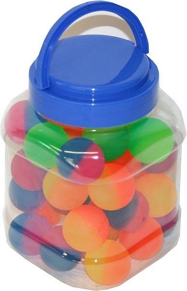 Kulička skákající dvoubarevná 38 mm - žertovinka - 1 ks