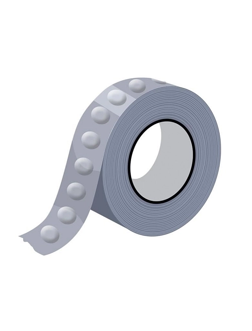 Oboustranná průhledná lepící kolečka - lepítko - 200 cm - 100 ks
