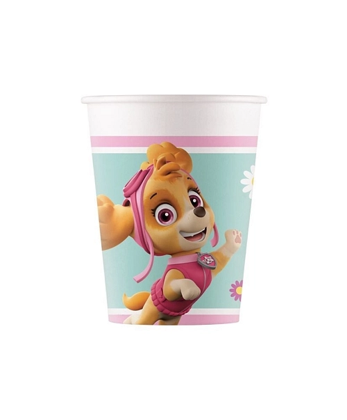 Papírové kelímky Tlapková patrola Skye a Everest - Paw patrol, 200 ml, 8 ks