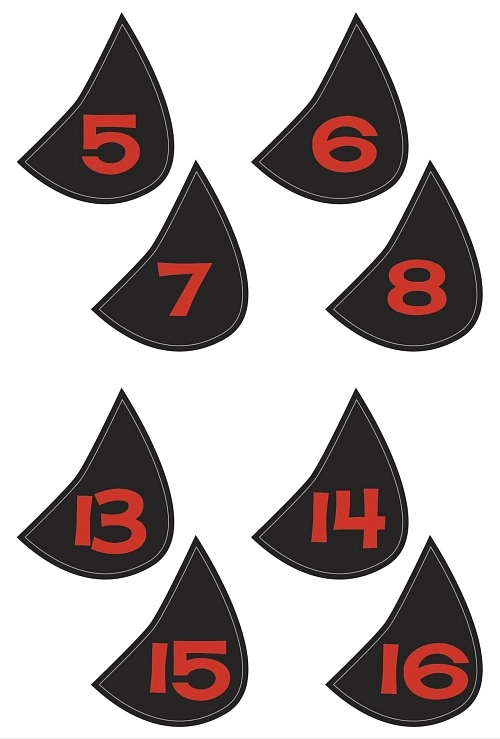 Balónky 30cm pastelové mix - PIRÁT - PIRATE - mix - 5 ks