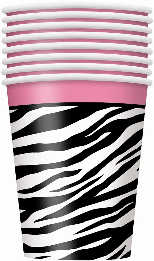 Papírové kelímky, stříbrné, 220ml, 6 ks