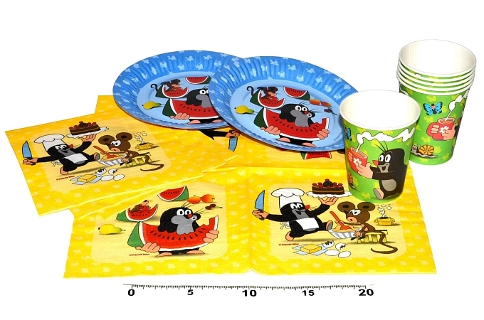 Párty sada Krteček - Krtek a kamarádi 18 ks