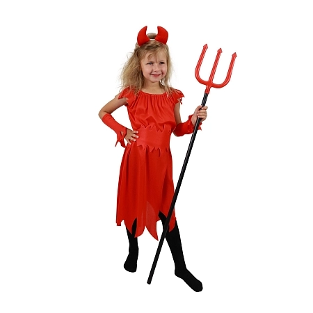 Dětský kostým Čertice - Vánoce - vel.(S) EKO