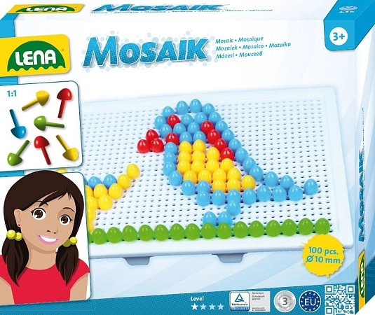 Mozaika malá,100ks,10mm hladká