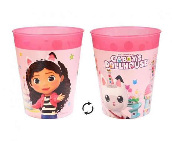Plastové talíře Gábinin kouzelný domeček - Gabby's Dollhouse - 21 cm - 4ks