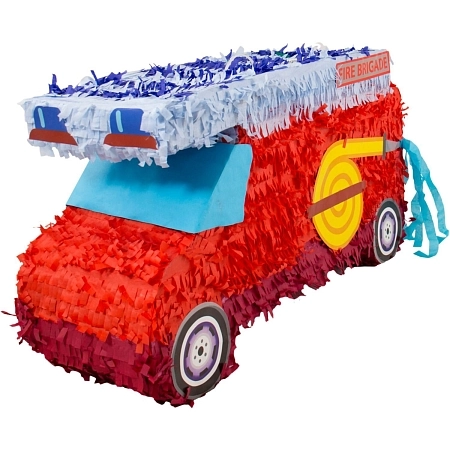 Hasičská sada s přilbou na blistru - 5 ks