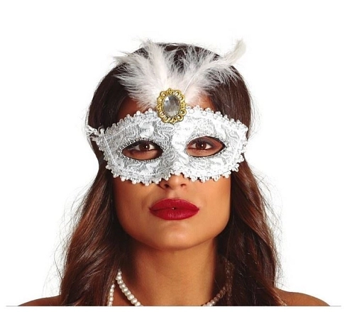 Maska liška - škraboška - dětská