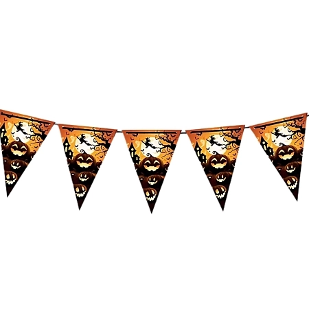 Girlanda Halloween - strašidelná dýně - pumpkin - 300 cm