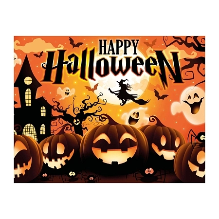 Fotopozadí - Fotokoutek - dýně - pumpkin - Halloween 220 x 150 cm