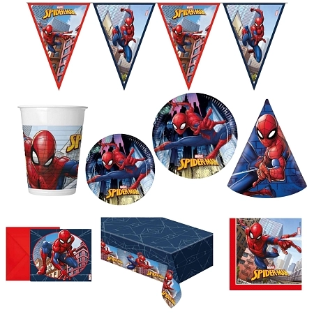 Dětská narozeninová sada Spiderman - 10 osob