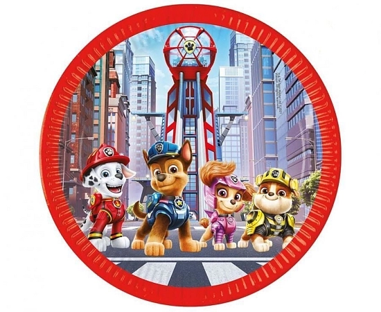 Talíře Paw Patrol - Tlapková Patrola 23 cm - 8ks