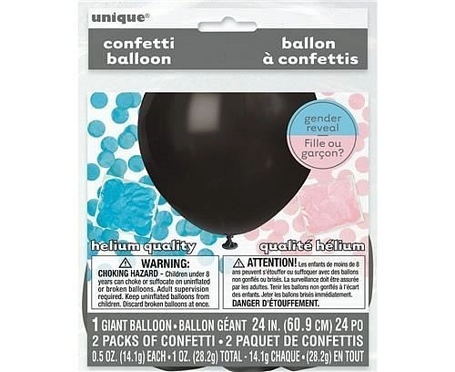 Balónková sada Gender reveal - Baby shower - Holka nebo kluk ? - 61 cm