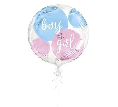 Ubrousky Gender reveal - Boy or Girl - Kluk nebo holka - 32 x 32 cm - 16 ks