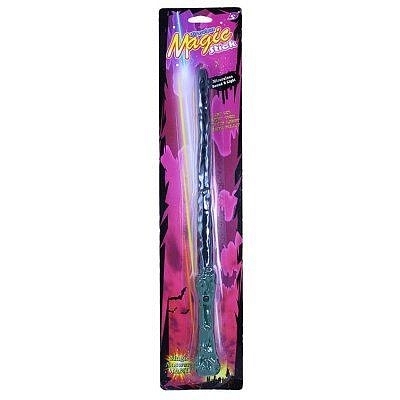 Hůlka čarodějnice - čaroděj se zvukem - HALLOWEEN - 34 cm