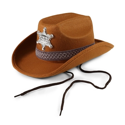 Klobouk kovboj dětský s hvězdou - Western