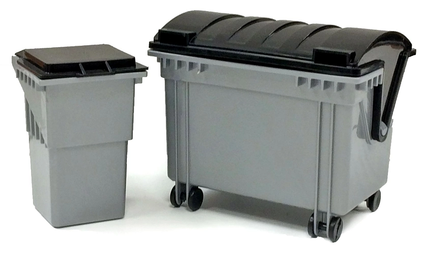 popelnice a kontejner, samostatně