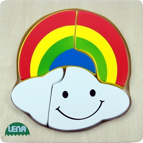 DŘEVĚNÉ PUZZLE, DUHA