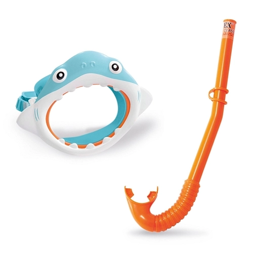 Sada potápěčská - brýle - šnorchl - žralok (3 - 8 let) - 2 ks