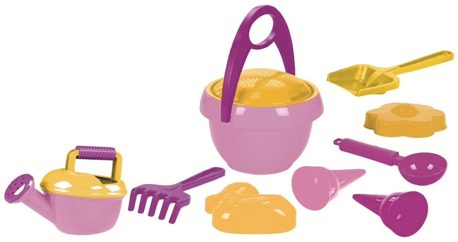 Písková sada pro dívky I, 10 dílná