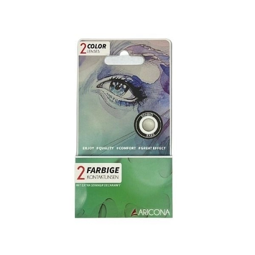 Kontaktní čočky - Bílá mřížka - Halloween