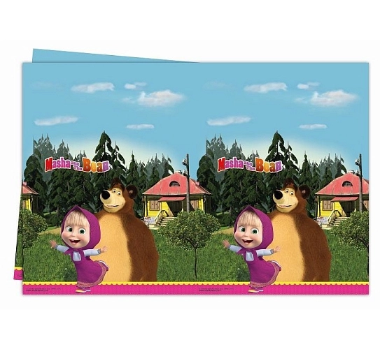 Ubrus MÁŠA A MEDVĚD 120x180 cm