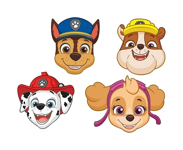 Pozvánky s obálkami PAW PATROL - Tlapková patrola, 6 ks