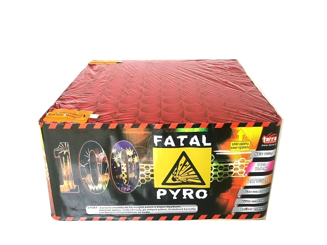 Ohňostroj - BATERIE VÝMETNIC FATAL PYRO 100 RAN  2/1