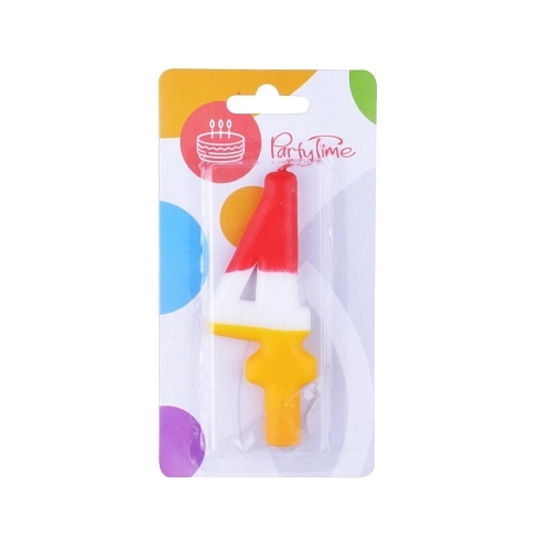 SVÍČKA BAREVNÁ ČÍSLO 4