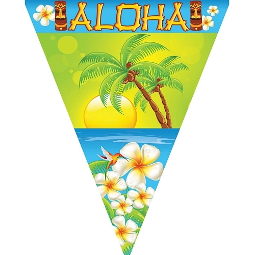 Girlanda vlajky ALOHA - Havaj - Hawaii - 500 cm