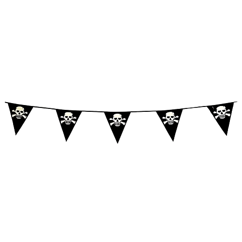 Girlanda pirátská - vlajka - 10 m