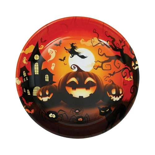 Plastová miska - mísa strašidelná dýně - pumpkin - Halloween - 27 x 9 cm