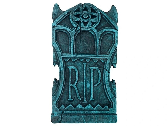 Náhrobek - RIP - odpočívej v pokoji - 43 x 22 cm - HALLOWEEN