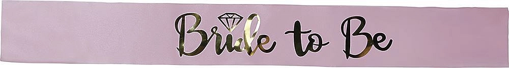 Šerpa Bride to be - Budoucí nevěsta - růžová - Rozlučka se svobodou - 75 cm