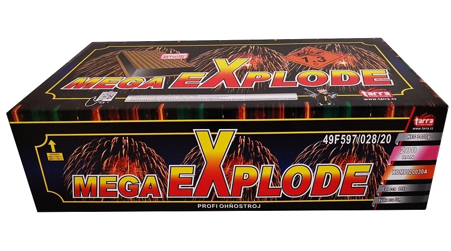 PROFI SLOŽENÝ OHŇOSTROJ DEATH KING 200 RAN 1/1