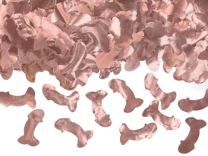 Metalické konfety číslo 30 - zlaté - 15 g