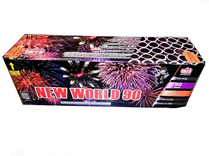 OHŇOSTROJ - BATERIE VÝMETNIC NEW WORLD 90 RAN 2/1