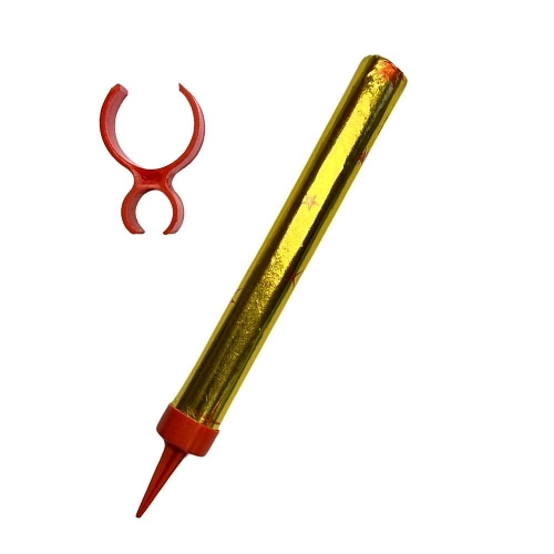 PÁRTY FONTÁNA na dort 12cm + držák na láhev - 1 ks - zlatá 4/100/1