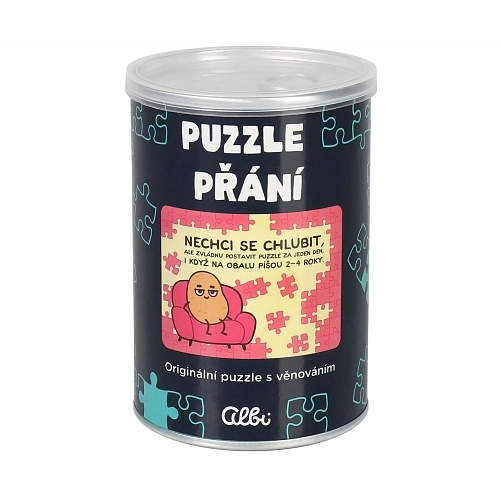 Přání puzzle s věnováním - nechci se chlubit