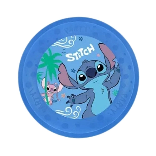 Plastové talíře Stitch a Angel - 21 cm - 4 ks