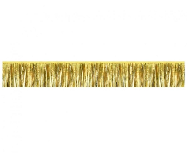 PÁRTY ZÁVĚS  - třásně - ZLATÝ - Silvestr - 30 x 300 cm