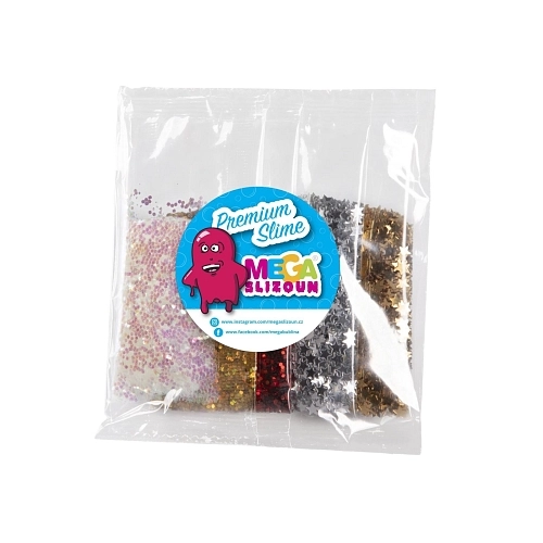 MEGASLIZOUN - sada na výrobu slizu XL - tyrkysová - meloun