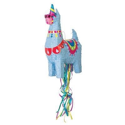 Piňata LAMA - 51x12x 33 cm - tahací