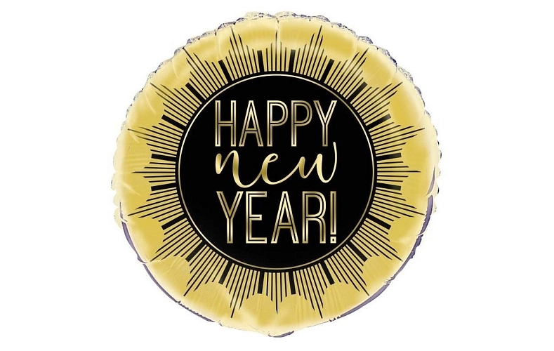 HAPPY NEW YEAR ! balónky 30cm - Silvestr - 1 ks